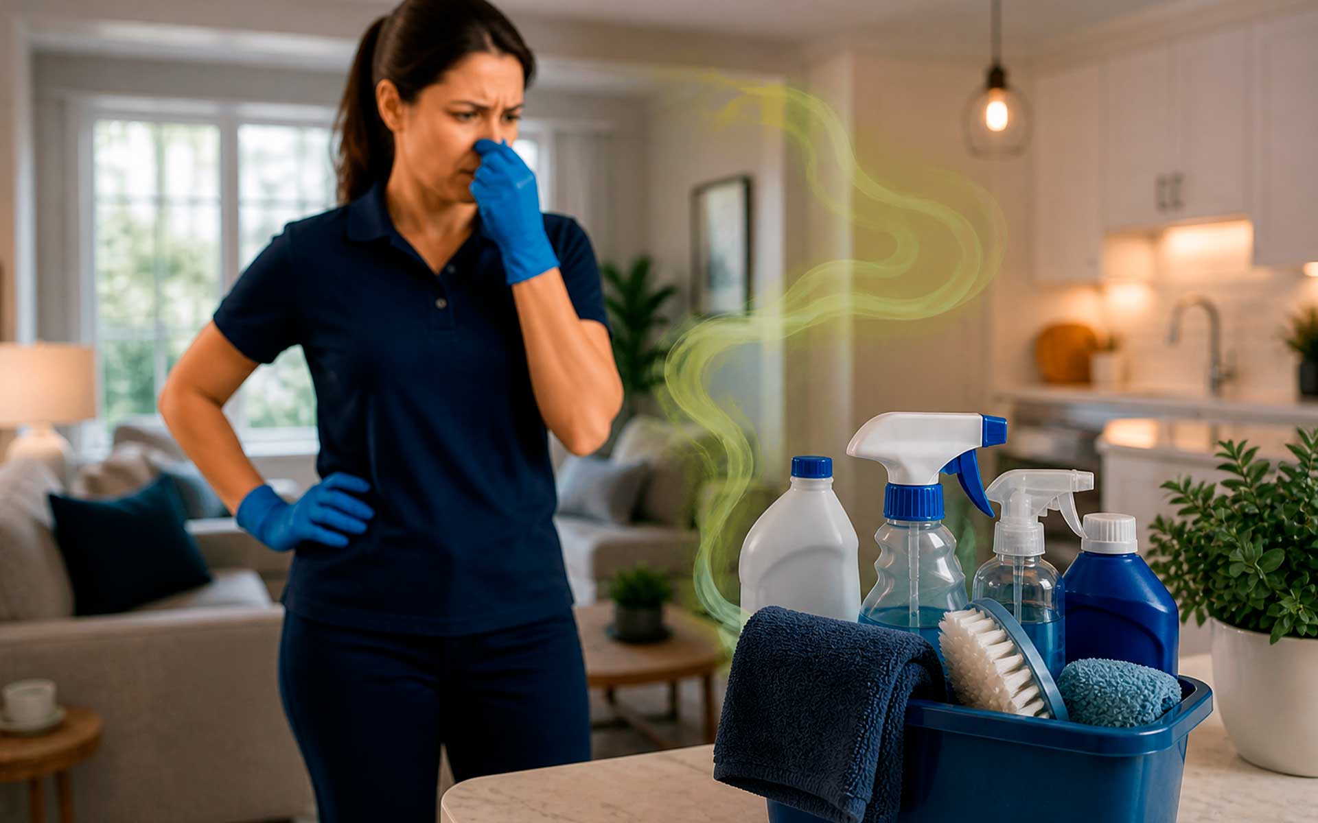 Lingering home odors after cleaning New York