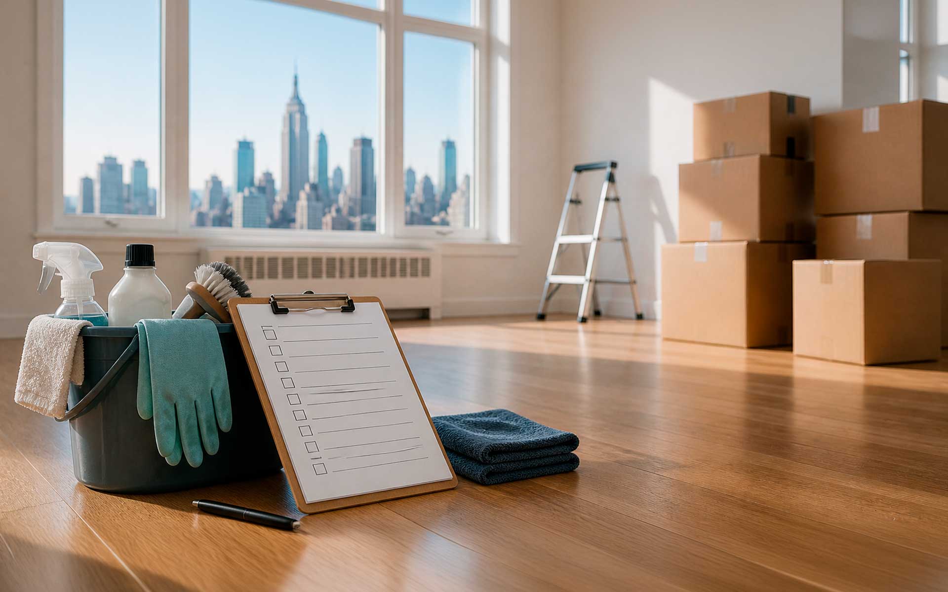 Move out cleaning checklist New York